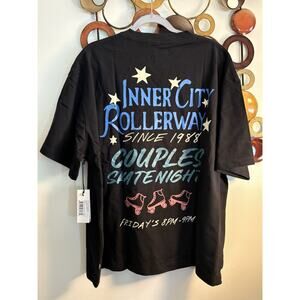 Honor The Gift “Inner City Roller Way” Black Tee Shirt NWT Mens XL